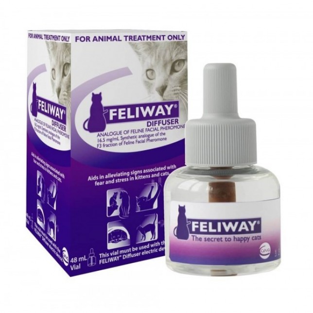 feliway - מילוי לדיפיוזר מפיץ פורומונים לחתול 48 מ"ל